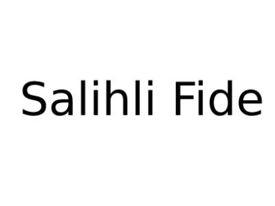 Salihli Fide
